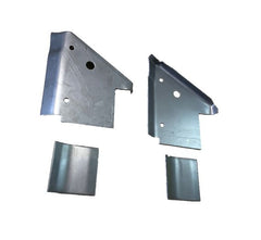 LAND ROVER DEFENDER 90 REAR CROSSMEMBER FILLET PLATES AND 3" SQUARES (LR510/LR610) - DDS Metals - LR511-5&13