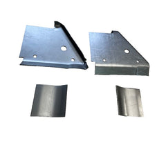 LAND ROVER DEFENDER 110 REAR CROSSMEMBER FILLET PLATES AND 3" SQUARES (LR510/LR610) - DDS Metals - LR512-5&13