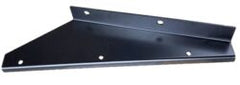 30MM EXTENDED MUDFLAP BRACKET FRONT R/H STAINLESS STEEL (BLACK POWDER COATED) - DDS Metals - MTC3000EXSSB