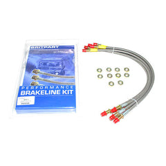 STAINLESS BRAKE HOSE KIT - BRITPART - DA2410S