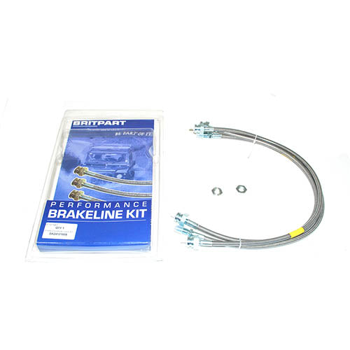 STAINLESS BRAKE HOSE KIT - BRITPART - DA2412150S