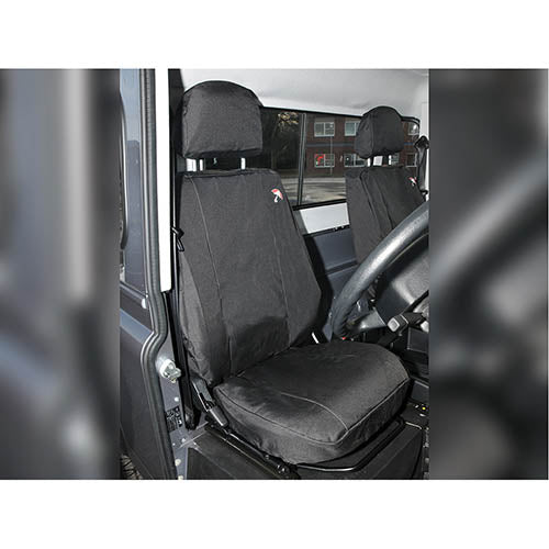 PAIR OF WATERPROOF FRONT SEAT COVERS - BRITPART - DA2818BLACK