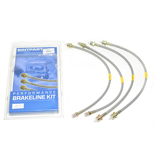 STAINLESS BRAKE HOSE KIT + 40mm - BRITPART - DA340140S