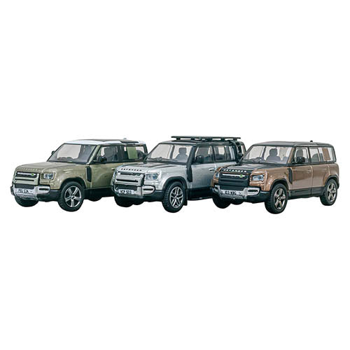 3PC SET NEW DEFENDER 90/110/110X 1:76 - BRITPART - DA3445