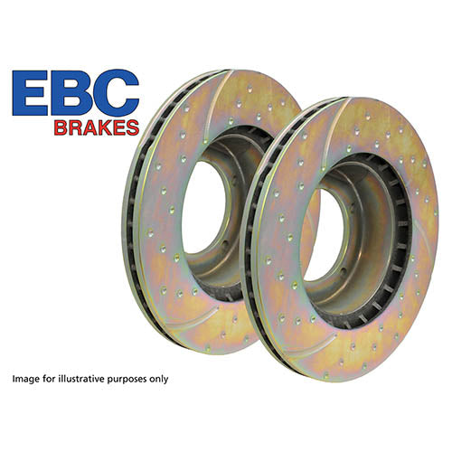 BRAKE DISC REAR VENTED (PAIR) - EBC - DA4473