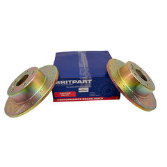 REAR BRAKE DISC (PAIR) - BRITPART - DA4604