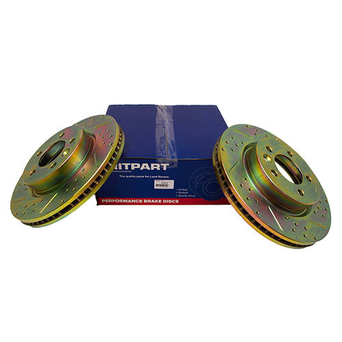 FRONT BRAKE DISC (PAIR) - BRITPART - DA4612