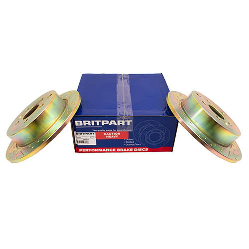 REAR BRAKE DISC (PAIR) - BRITPART - DA4616