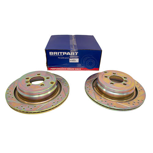 REAR BRAKE DISC (PAIR) - BRITPART - DA4623