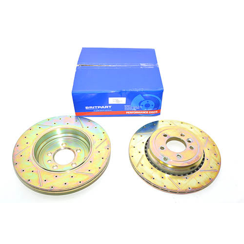 REAR BRAKE DISC (PAIR) - BRITPART - DA4628