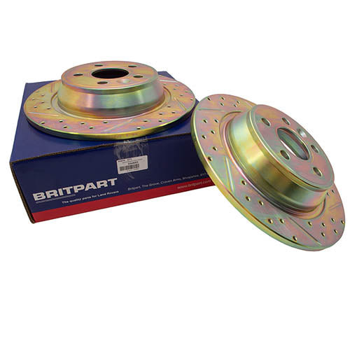 REAR BRAKE DISC (PAIR) - BRITPART - DA4683