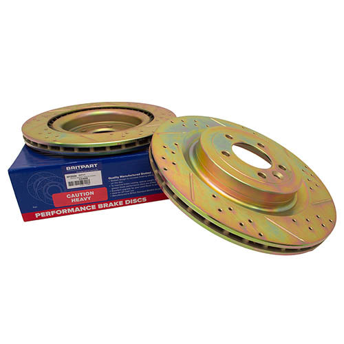 REAR BRAKE DISCS (PAIR) - BRITPART - DA4686