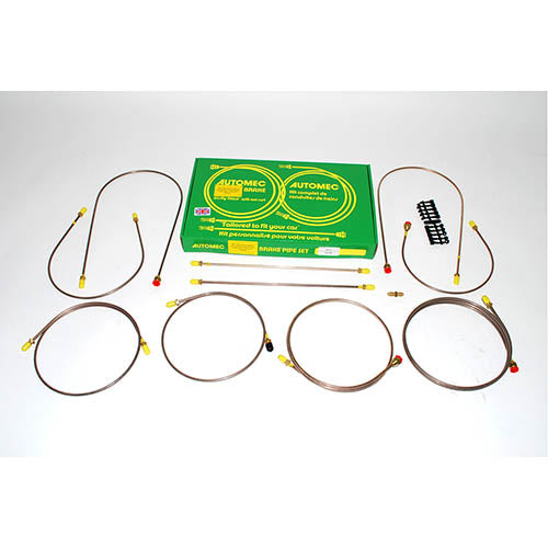 BRAKE PIPE SET SER 2A (109)6CYL+SERVO >69 - BRITPART - DA7405