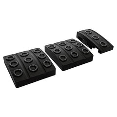 DEFENDER TD5/TDCI ALU PEDAL COVERS – BLACK   - BRITPART - DA8858