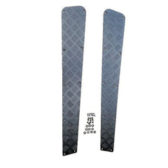 Defender Tdi 3Mm Black Bonnet Sides Protector  (C/Sunk & S/S Fittings) - DDS Metals - LRB102B