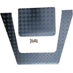 Defender Puma 3Mm Black Bonnet Protector  (C/Sunk & S/S Fittings) - DDS Metals - LRB103B