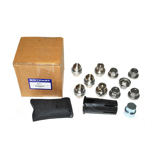 KIT - LOCKS & WHEEL NUT COVERS - OEM - RRB500090