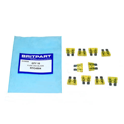 FUSE 20A BLADE - BRITPART - RTC4504