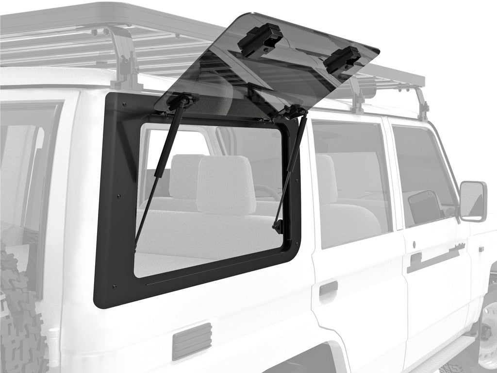 Toyota Land Cruiser 76 Gullwing Window / Right Hand Side Glass - Front Runner - GWTL002