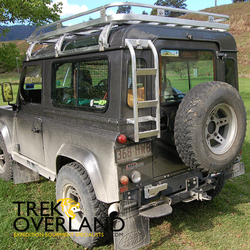 Land Rover Defender 90 Aluminium Roof Rack Hannibal HANNRR90ALLOY Trek Overland Ltd