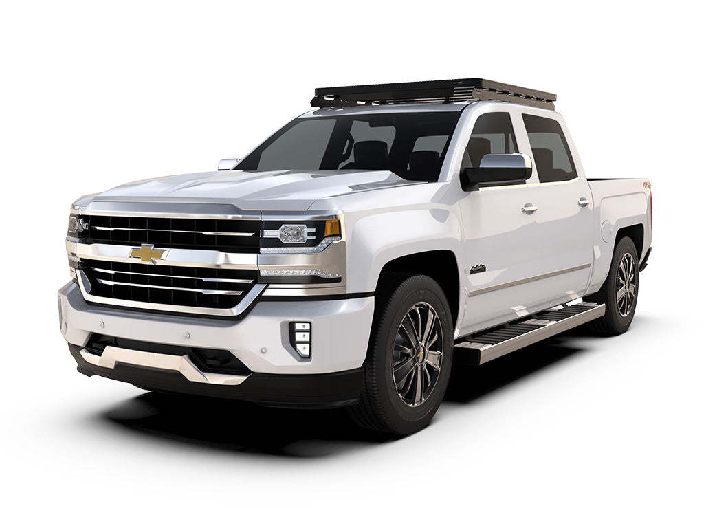 Chevrolet Silverado/GMC Sierra 1500 Crew Cab (2014-2018) Slimline II Roof Rack Kit / Low Profile - Front Runner - KRCS010T