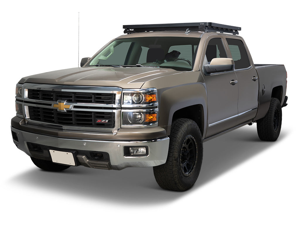 Chevrolet Silverado/GMC Sierra 1500 Crew Cab (2014-2018) Slimline II Roof Rack Kit  - Front Runner - KRCS011T