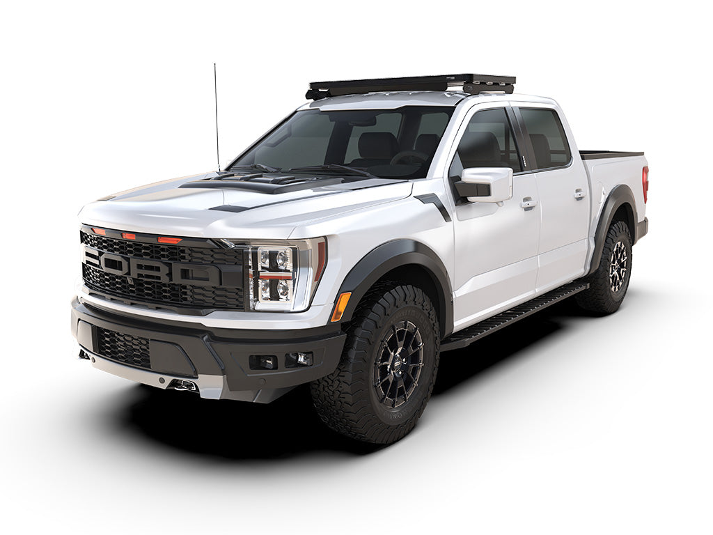 Ford F-150 Super Crew (2009-Current) Slimline II Roof Rack Kit / Low Profile Short - Front Runner - KRFF038T