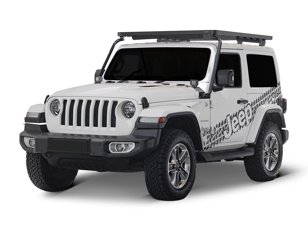 Jeep Wrangler JL 2 Door (2018-Current) Extreme Slimline II Roof Rack Kit - Front Runner - KRJW005T