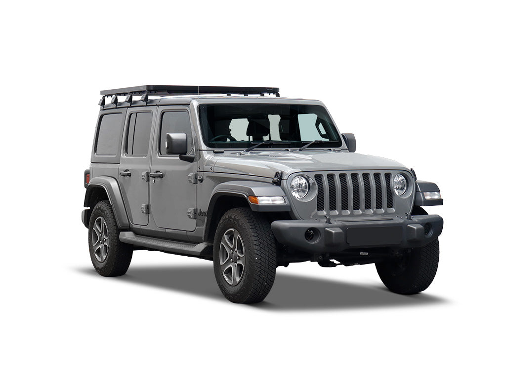 Jeep Wrangler JL 4 Door (2018-Current) Slimline II 1/2 Roof Rack Kit / Tall - Front Runner - KRJW032T