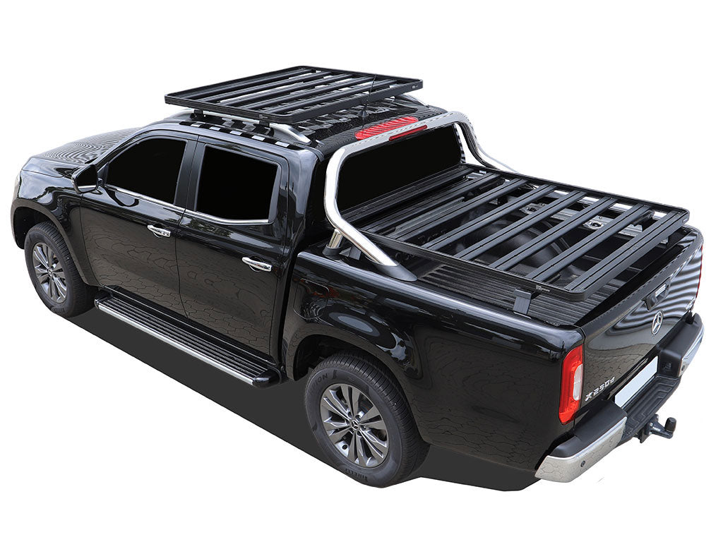 Mercedes X-Class w/MB Style Bars (2017-Current) Slimline II Load Bed Rack Kit - Front Runner - KRMX001T